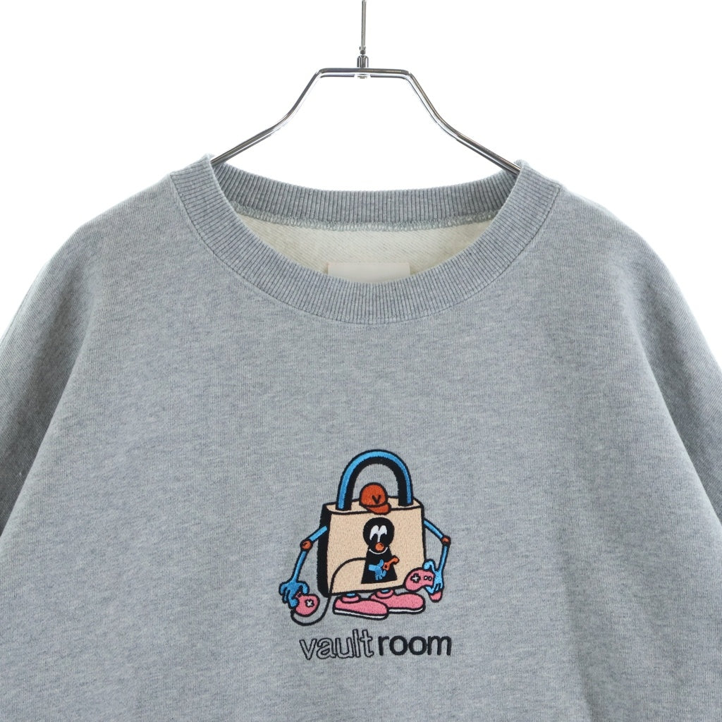 VAULTROOM(ボルトルーム) Icon Crewneck アイコン クールネック アイコン クールネック グレー