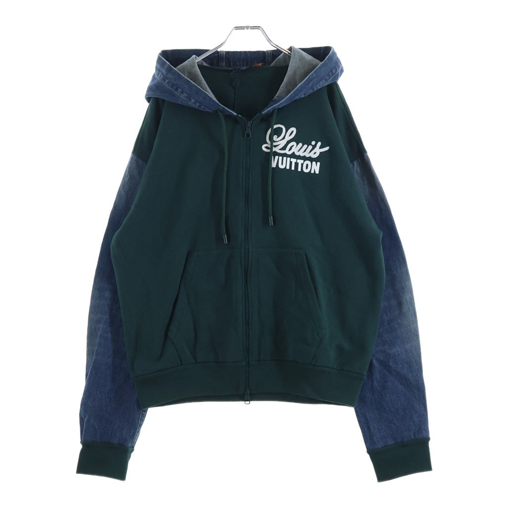 LOUIS VUITTON(ルイヴィトン) 22AW デニム切替ジップアップパーカー RM222 IHN HNY83W