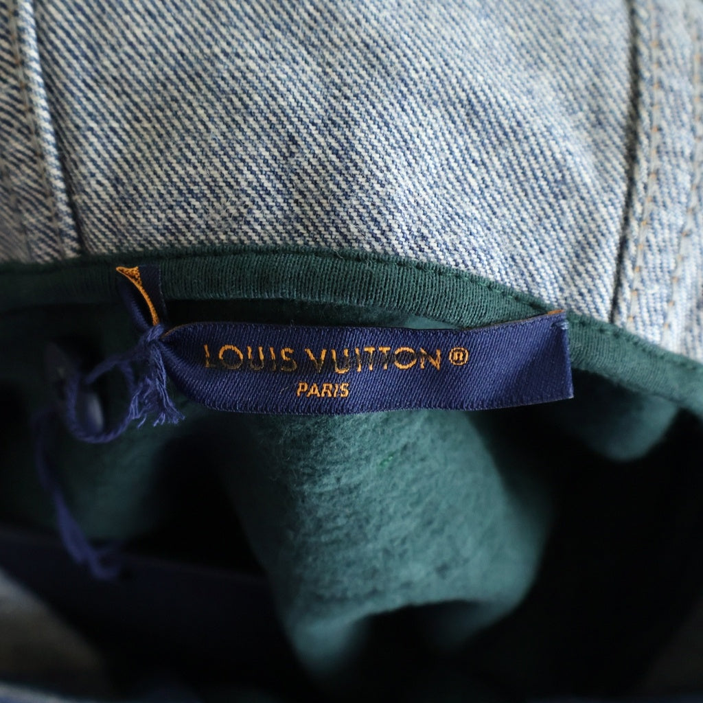 LOUIS VUITTON(ルイヴィトン) 22AW デニム切替ジップアップパーカー RM222 IHN HNY83W