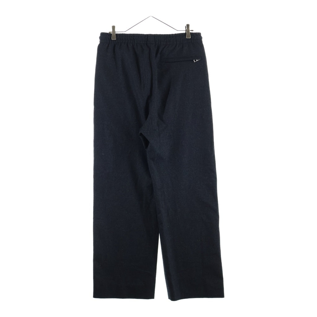 LOEWE(ロエベ) TRACKSUIT TROUSERS トラックスーツ トラウザーズ パンツ レザー切り替えし ブラック