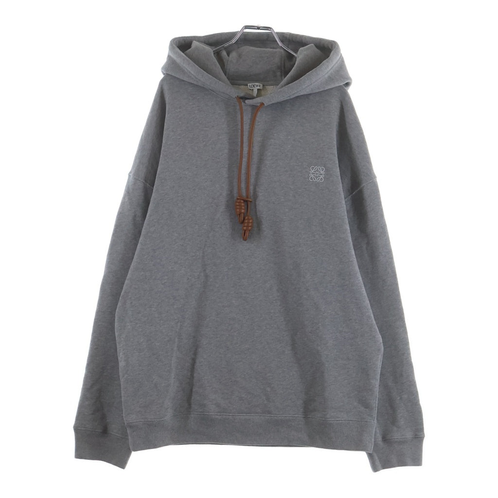 LOEWE(ロエベ) RELAXED FIT HOODIE H526Y25X53 リラックス フィット フーディー パーカー ロゴ刺繍 グレー