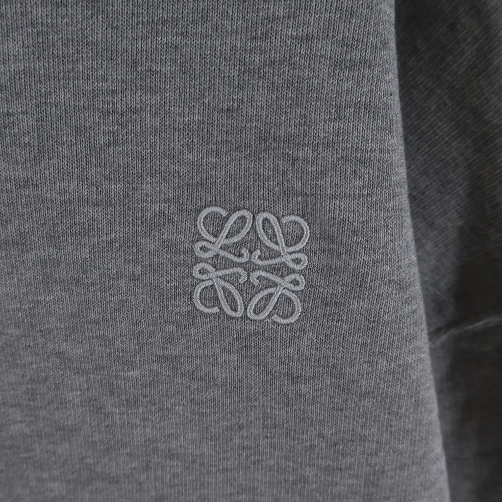 LOEWE(ロエベ) RELAXED FIT HOODIE H526Y25X53 リラックス フィット フーディー パーカー ロゴ刺繍 グレー