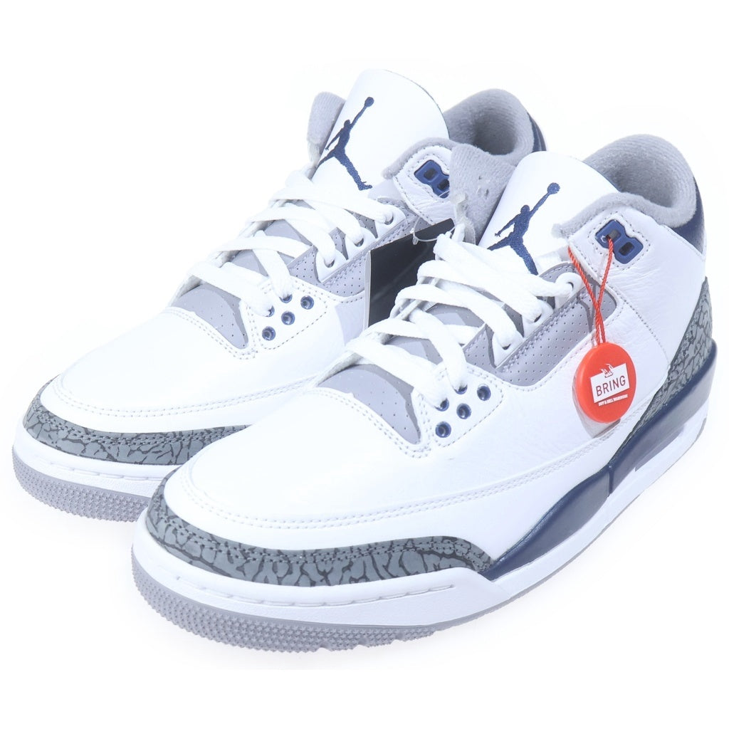 NIKE(ナイキ) AIR JORDAN 3 RETRO TRUE BLUE AND COPPER CT8532-140 エアジョーダン3 レトロ ミッドカットスニーカー ミッドナイトネイビー US8.5/26.5cm