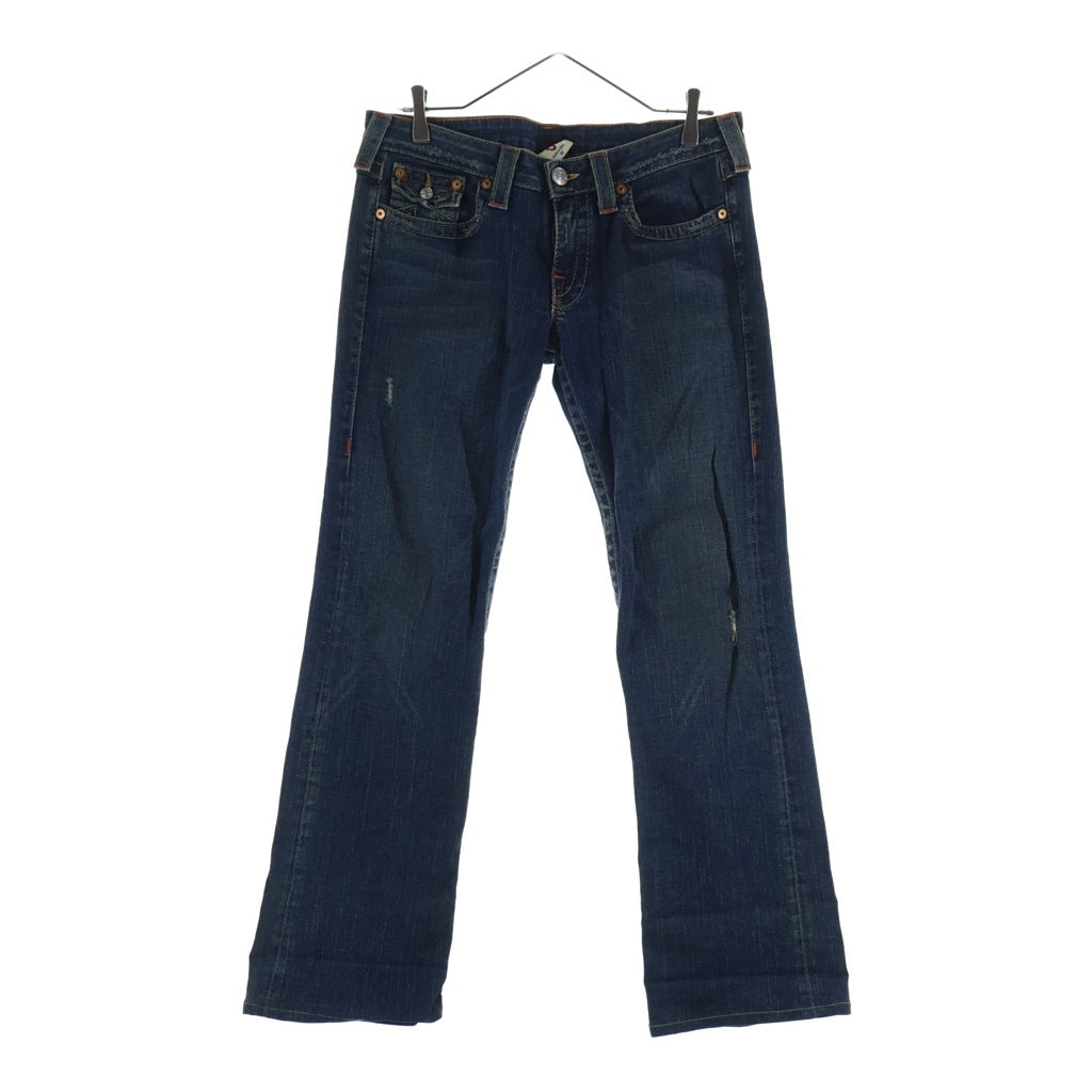 TRUE RELIGION(トゥルーレリジョン) BILLY DENIM PANTS ビリー デニムパンツ ダメージ加工 ジーンズ インディゴブルー 32インチ