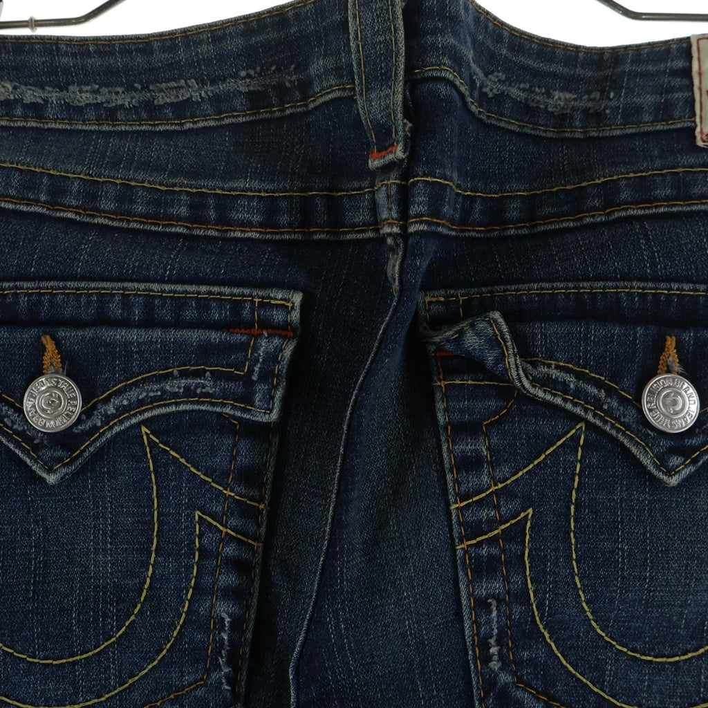 TRUE RELIGION(トゥルーレリジョン) BILLY DENIM PANTS ビリー デニムパンツ ダメージ加工 ジーンズ インディゴブルー 32インチ