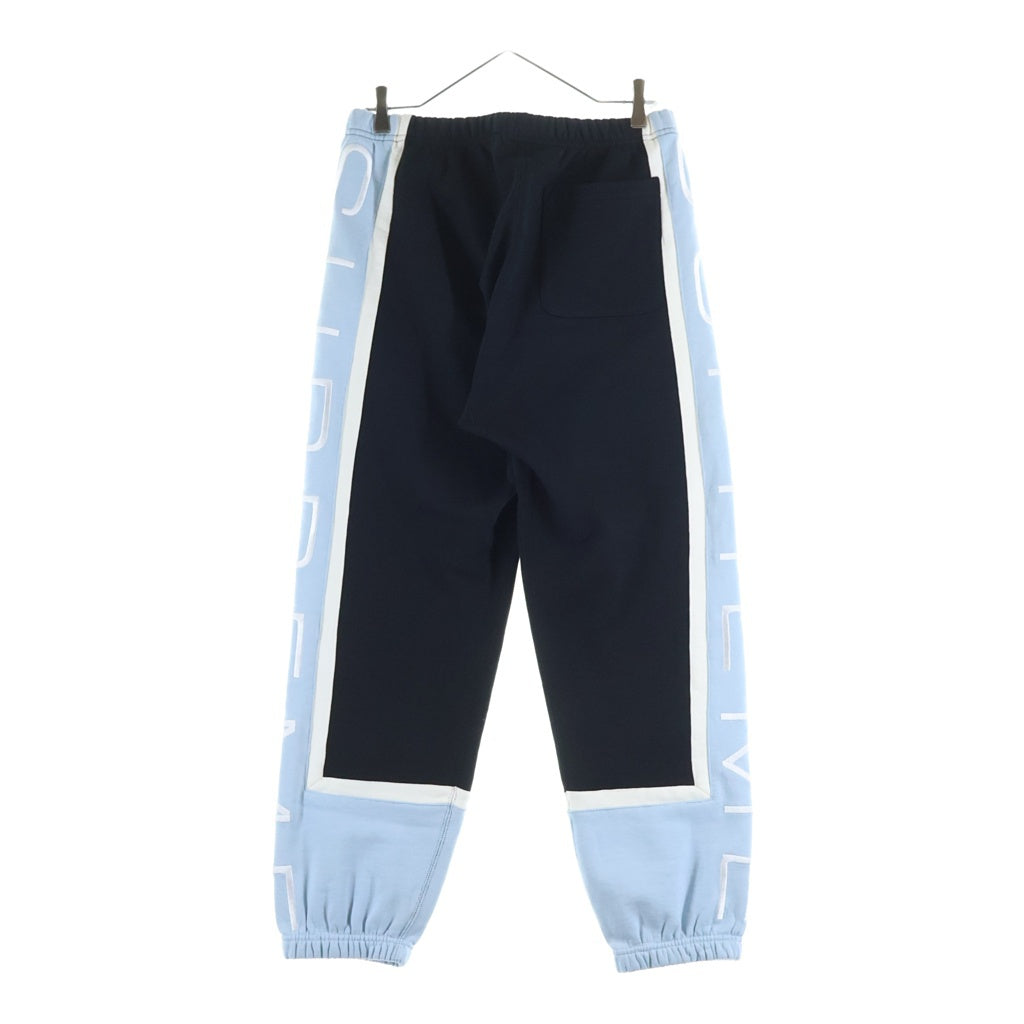 SUPREME(シュプリーム) 21SS パネルスクリプト スウェットパンツ ブルー/ブラック