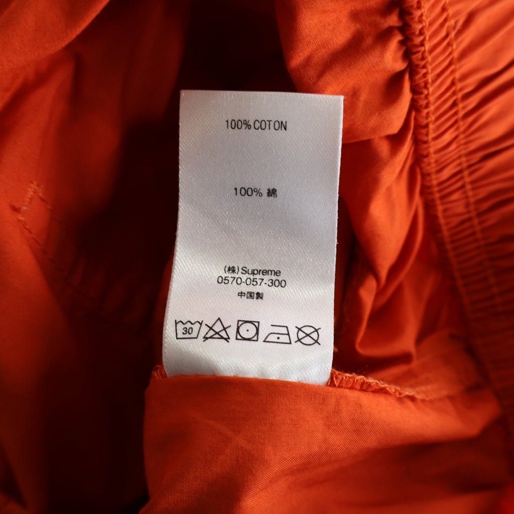 SUPREME(シュプリーム) 21SS Cotton Chich Pant ボトム M コットン シンチバック オレンジ