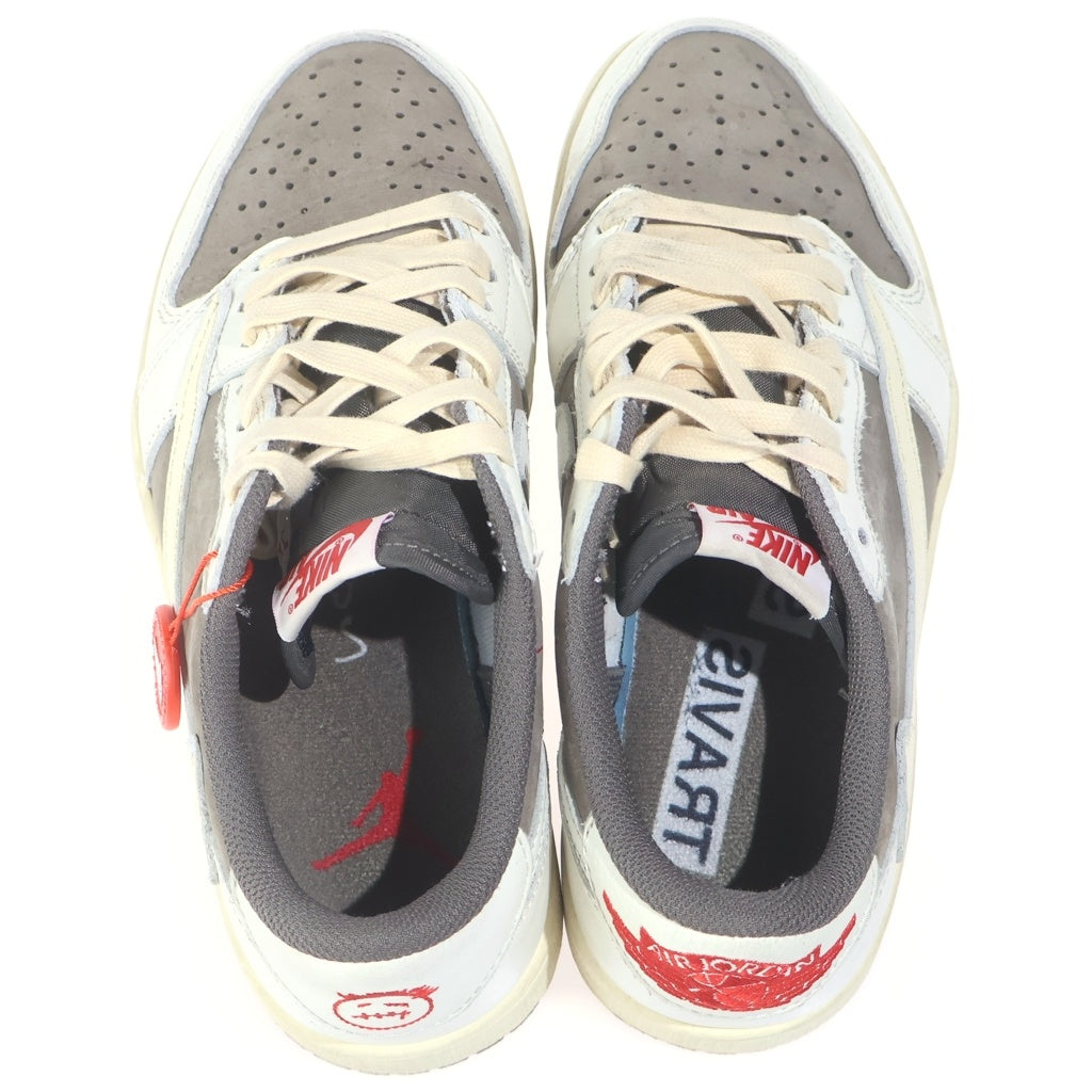 NIKE(ナイキ) ×TRAVIS SCOTT AIR JORDAN 1 LOW REVERSE MOCHA トラヴィススコット エアジョーダン1 リバースモカ ローカットスニーカー US7/25.0cm DM7866-162