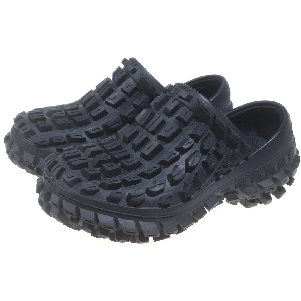 BALENCIAGA(バレンシアガ) 23SS DEFENDER CLOG ディフェンダー バウンサー ミュール サンダル 735252 37/24.5cm ブラック