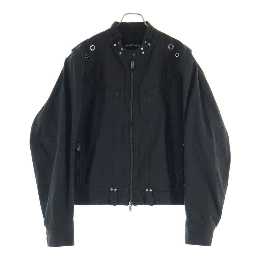 VACANT Archive(ベイカントアーカイブ) VACANT Archive ベイカントアーカイブ 25AW LEWIS RIDER EYELET JACKET ルイス ライダー アイレット ジャケット ブラック
