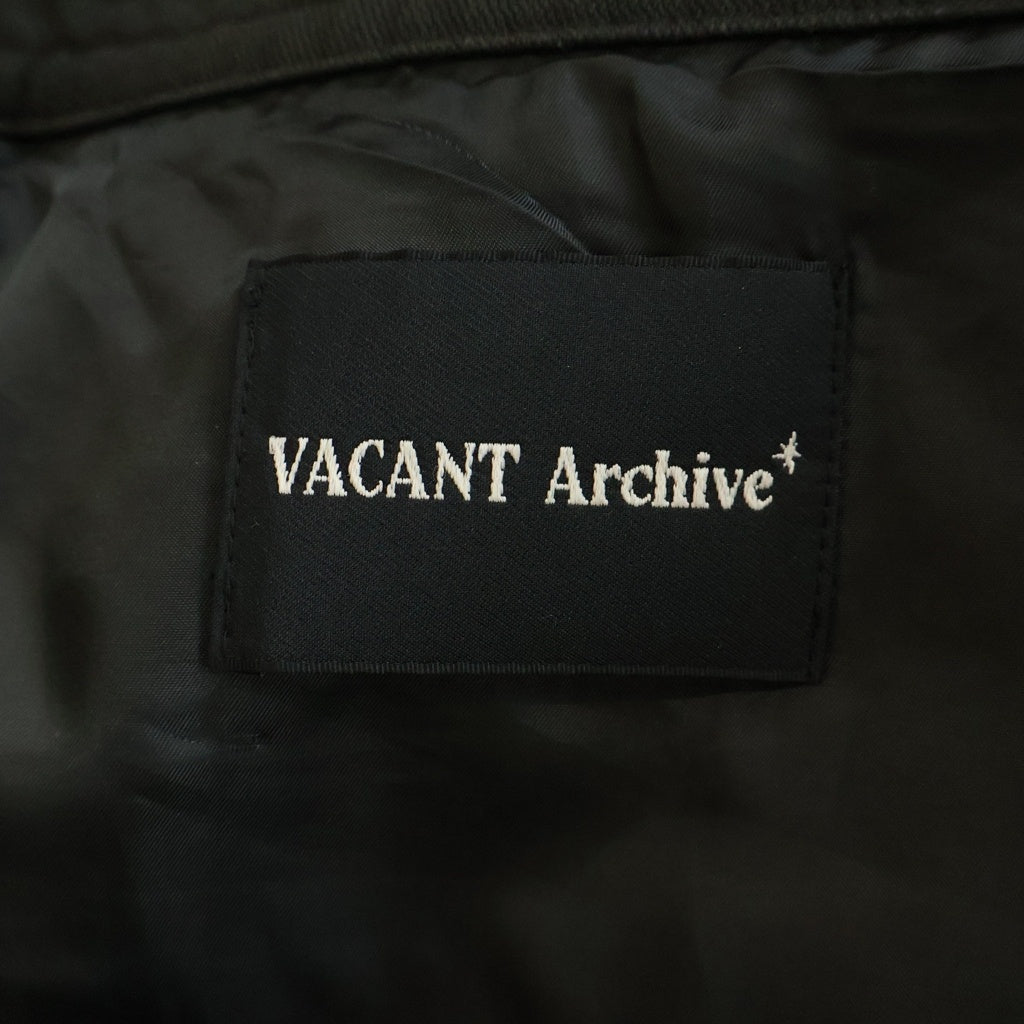 VACANT Archive(ベイカントアーカイブ) VACANT Archive ベイカントアーカイブ 25AW LEWIS RIDER EYELET JACKET ルイス ライダー アイレット ジャケット ブラック