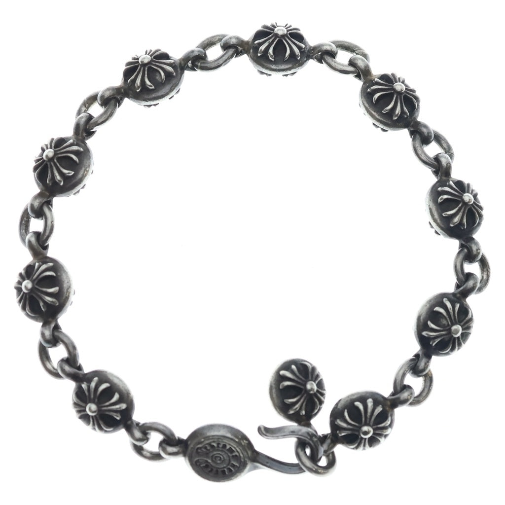 CHROME HEARTS(クロムハーツ) NO2 BALL #2クロスボールブレスレット シルバー BCA176