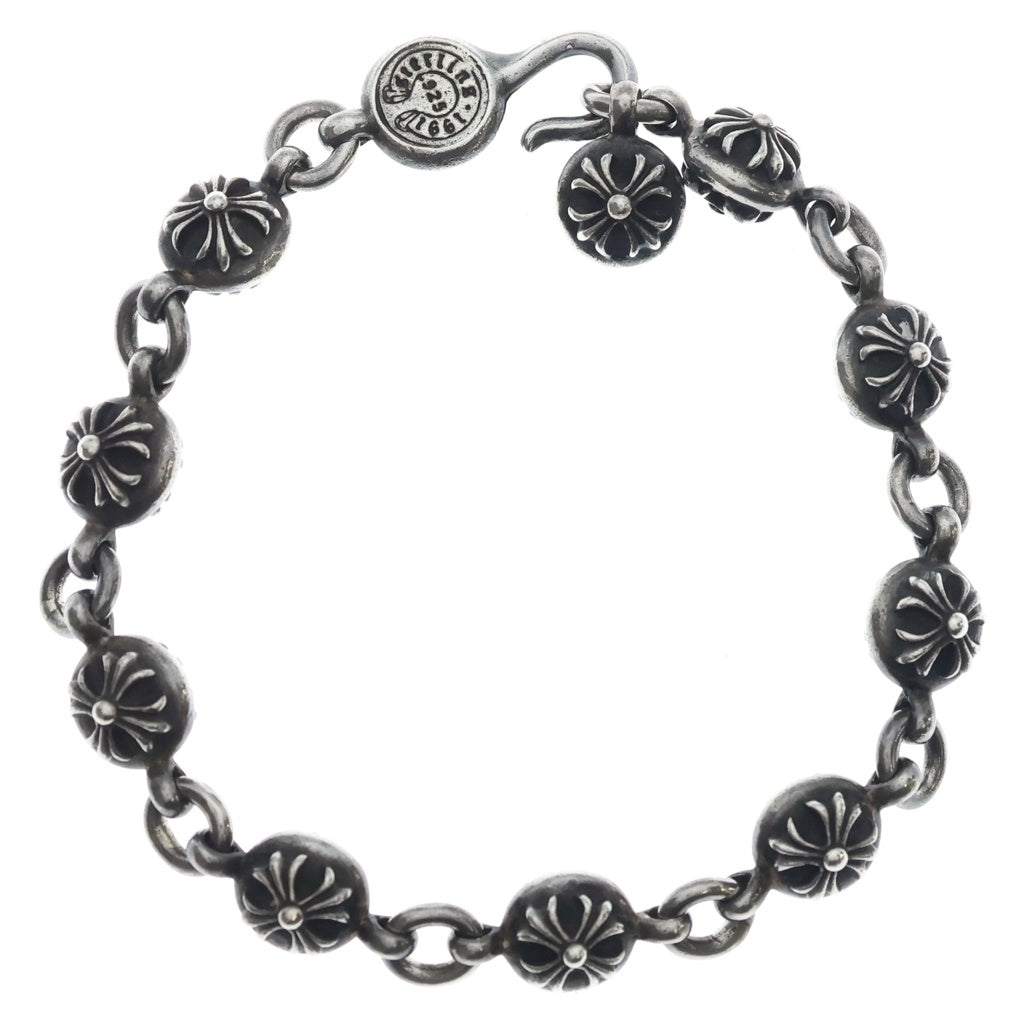 CHROME HEARTS(クロムハーツ) NO2 BALL #2クロスボールブレスレット シルバー BCA176
