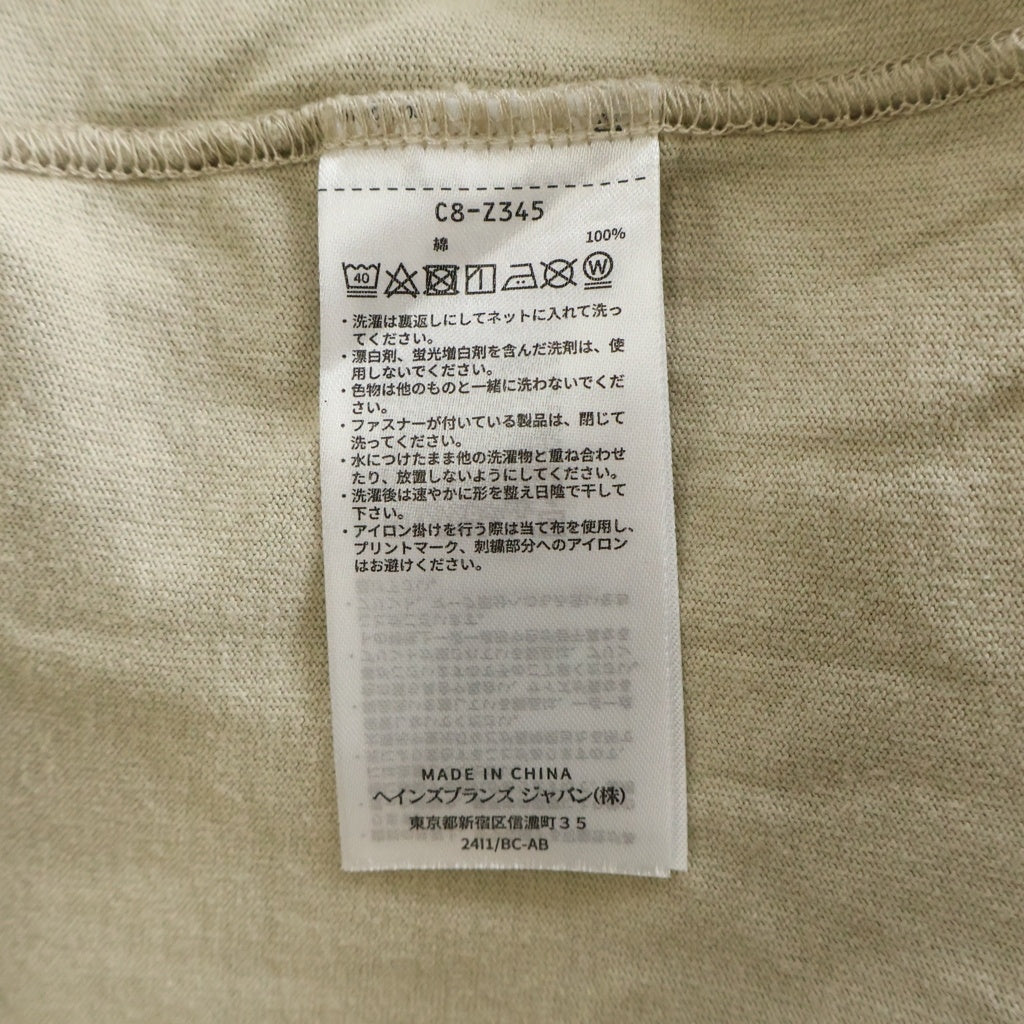 CHAMPION(チャンピオン) xN.HOOLYWOOD ネックロゴ 半袖Tシャツ コットン C8-Z345 ベージュ