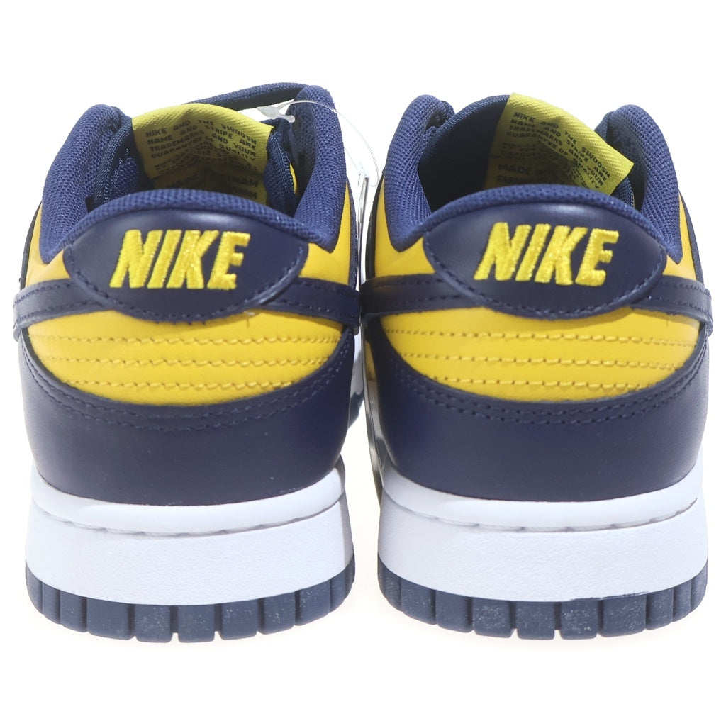 NIKE(ナイキ) Dunk Low Michigan DD1391-700 ダンク ロー ミシガン ローカットスニーカー シューズ US6/24.0cm オレンジ/ネイビー