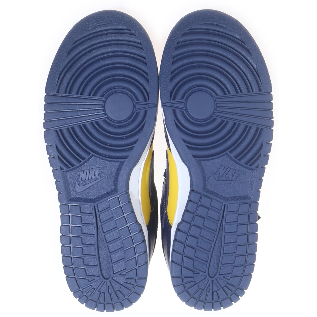 NIKE(ナイキ) Dunk Low Michigan DD1391-700 ダンク ロー ミシガン ローカットスニーカー シューズ US6/24.0cm オレンジ/ネイビー