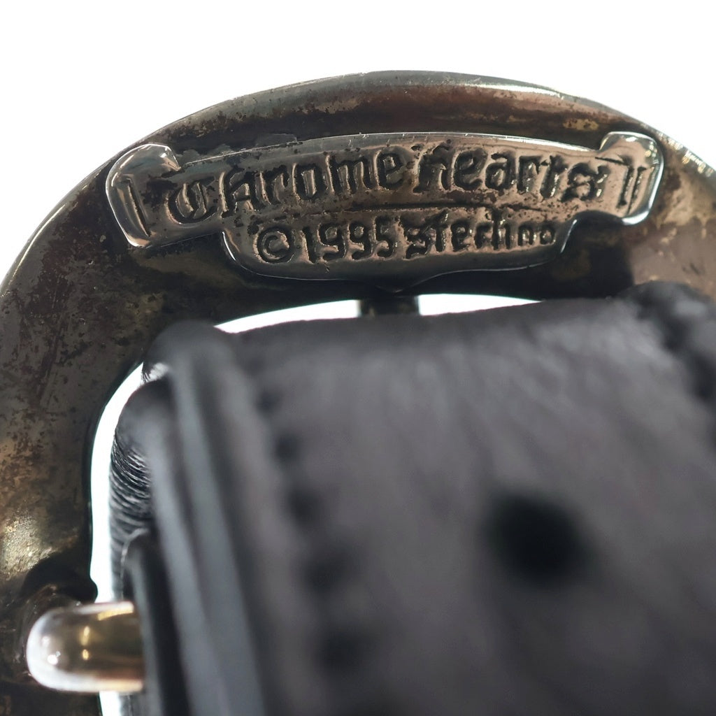 CHROME HEARTS(クロムハーツ) SNAT PACK MINI スナットパックミニ ダガージップ ガンスリンガーベルト レザーウエストバッグ ブラック レディース