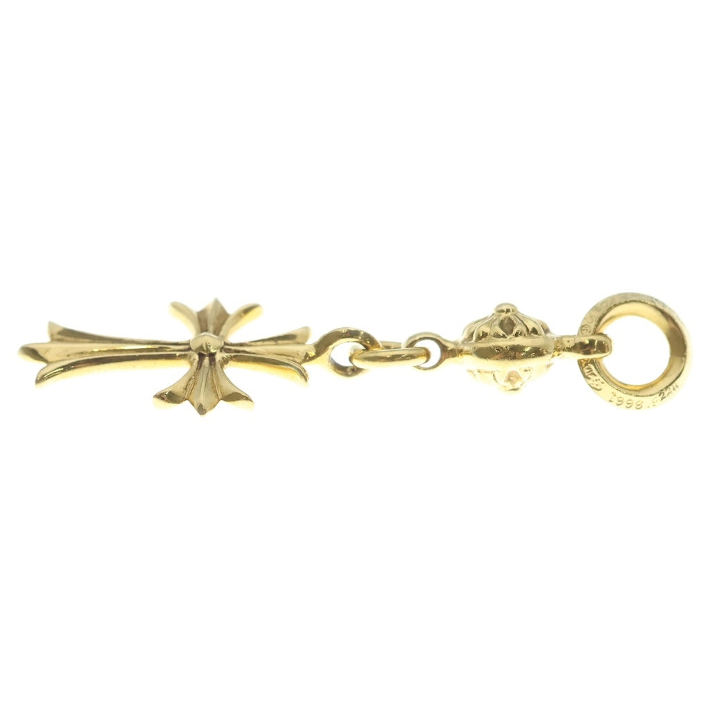 CHROME HEARTS(クロムハーツ) 22K 1B TNY CH CRS 1ボール タイニー CHクロス チャーム ペンダントトップ ゴールド