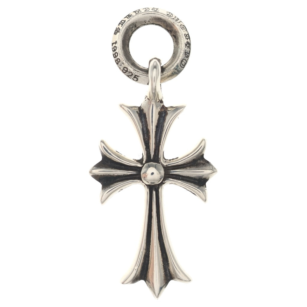 CHROME HEARTS(クロムハーツ) TINY CH CROSS タイニーCHクロス チャーム ネックレストップ シルバー BCA382