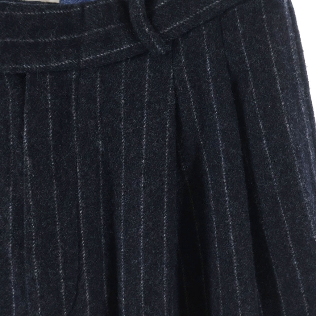 INSCRIRE(アンスクリア) ×6(ROKU) BEAUTY & YOUTH UNITED ARROWS 21AW Combined Two Pants 121AW-PT105 デニム切り替え ウール パンツ グレー