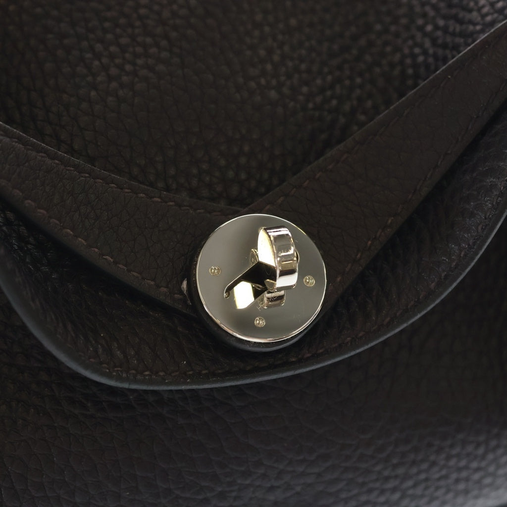 HERMES(エルメス) リンディ26 パープル トリヨンクレマンス 2wayバッグ シルバー金具 X刻印 レディース
