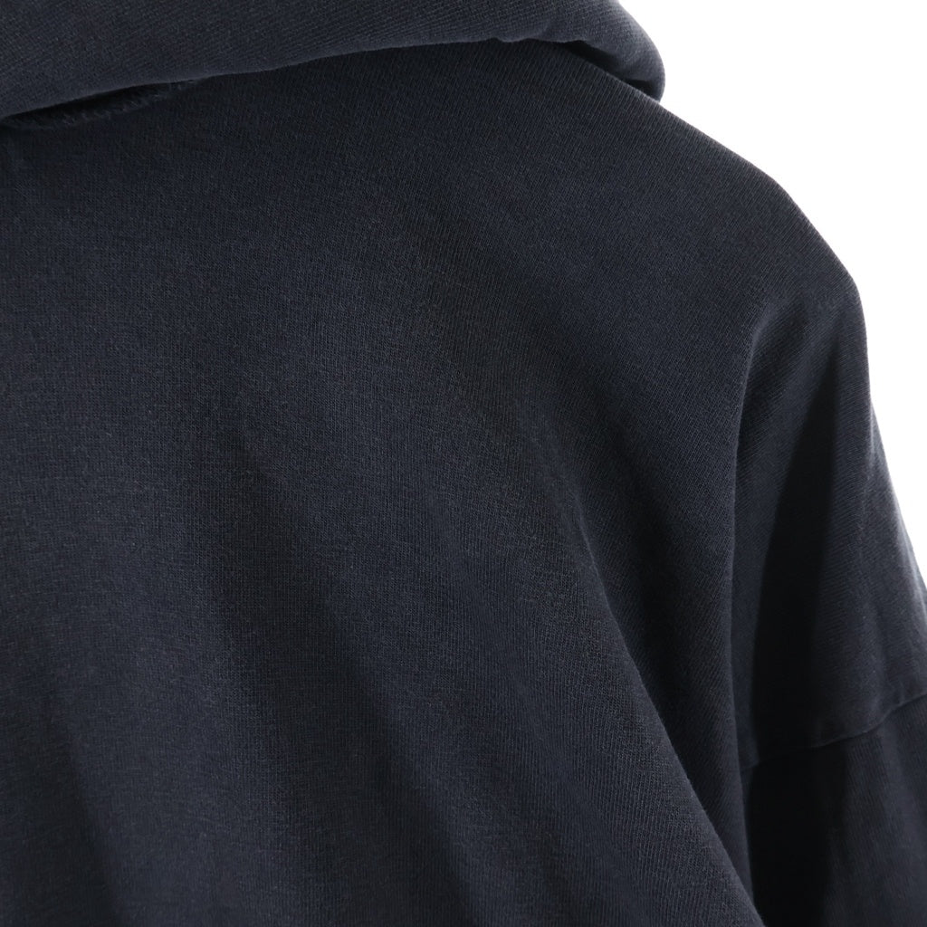 BALENCIAGA(バレンシアガ) レースレイヤードパーカードレス 744728 TOVG6 ブラック レディース