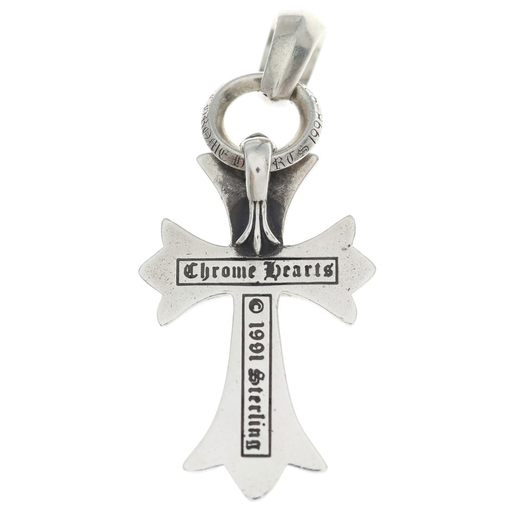 CHROME HEARTS(クロムハーツ) CH CRS SML W/BALE Wベイル スモールCHクロス ペンダントトップ シルバー BCA218