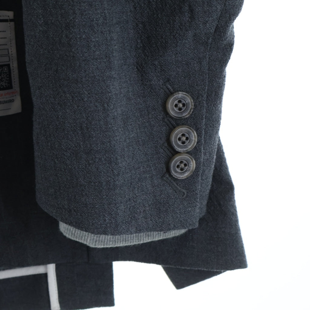 MAISON MIHARAYASUHIRO(メゾンミハラヤスヒロ) TRIPLE LAYERED BLAZER J15JK131 トリプル レイヤード ブレザー テーラードジャケット グレー