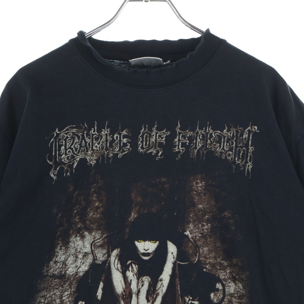 VINTAGE(ヴィンテージ) 00s Cradle Of Filth Cruelty And The Beast BOOTLEG クレイドル ブートレグ 両面プリント 半袖Tシャツ カットソー ブラック