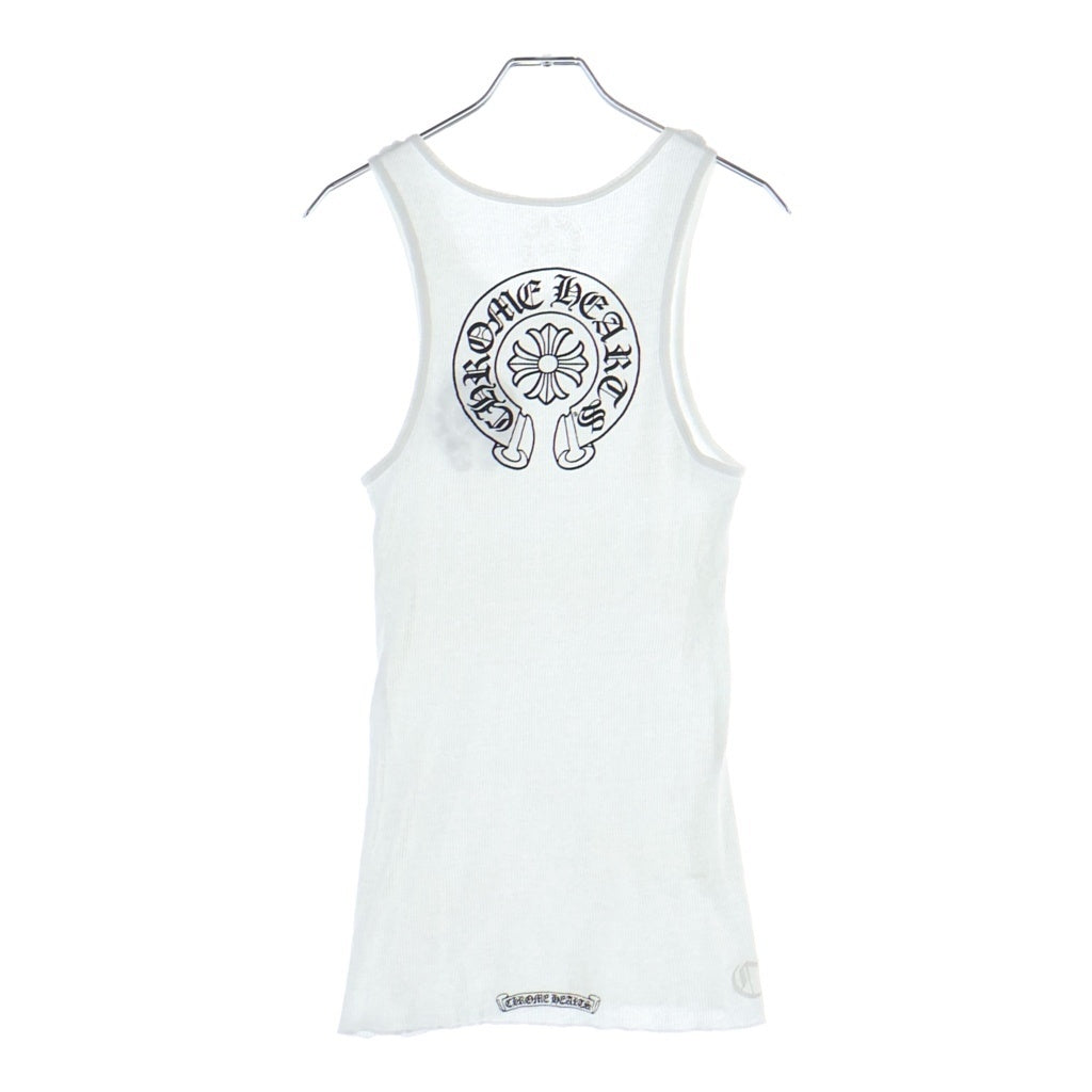 CHROME HEARTS(クロムハーツ) HORSESHOE PRINT TANK TOP ホースシュー タンクトップ ホワイト レディース