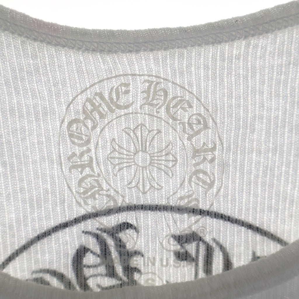 CHROME HEARTS(クロムハーツ) HORSESHOE PRINT TANK TOP ホースシュー タンクトップ ホワイト レディース