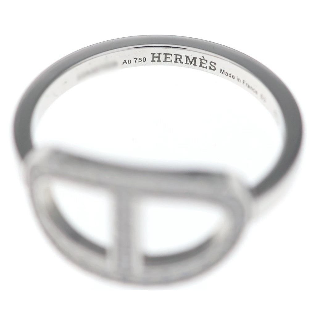 HERMES(エルメス) シェーヌダンクル コントゥール MM D0.21 750WG ダイヤリング 3.6g レディース