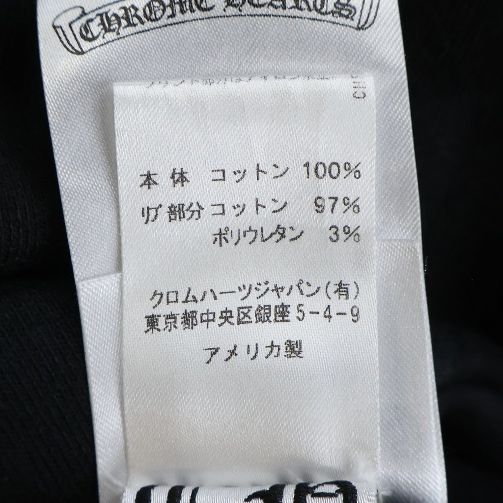 CHROME HEARTS(クロムハーツ) Graveyard Cemetery Cross Pullover Hoodie 総柄 グレイブヤード セメタリークロス パーカー フーディー ブラック