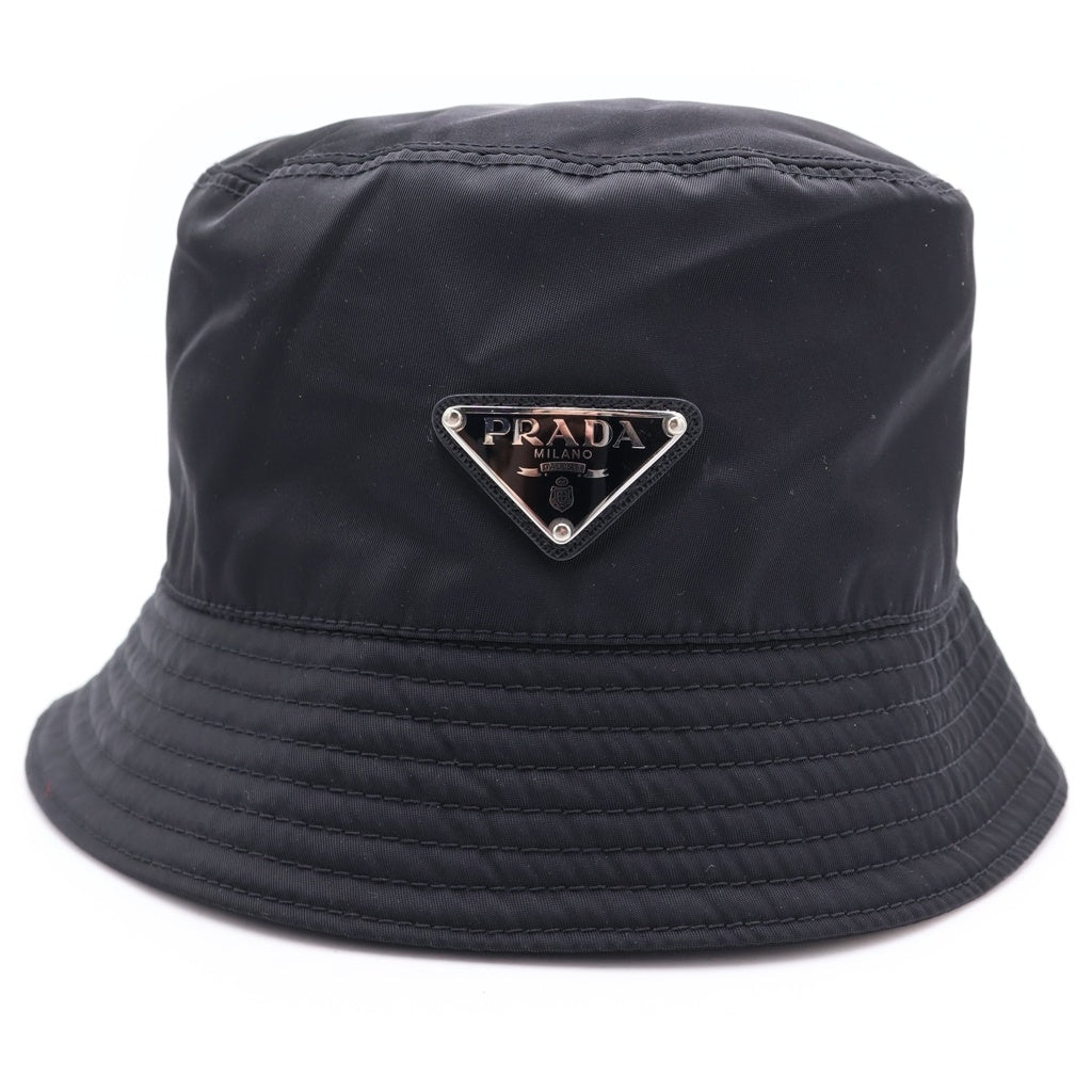 PRADA(プラダ) Re-Nylon バケットハット ブラック 帽子 1HC137 レディース