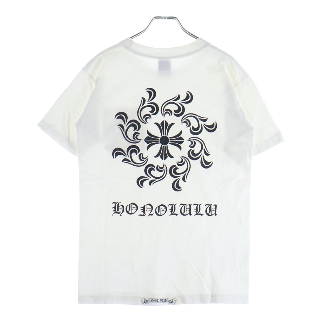 CHROME HEARTS(クロムハーツ) OLD Honolulu CHプラス TEE オールド ホノルル限定 バッグCHプラス 半袖Tシャツ カットソー ホワイト