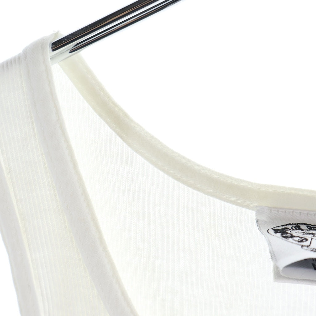 CHROME HEARTS(クロムハーツ) OLD S RIB TANK ホノルル限定 バックプリント タンクトップ ホワイト