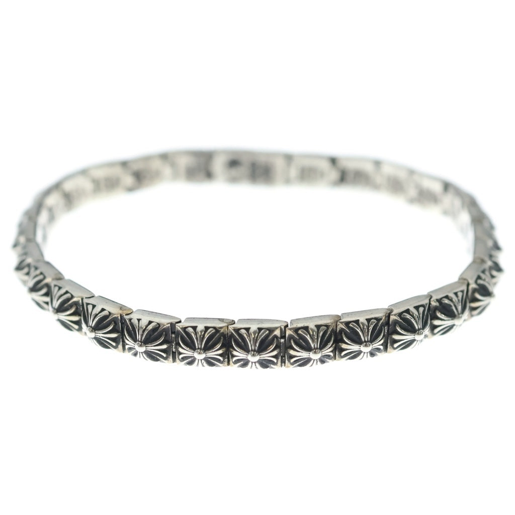 CHROME HEARTS(クロムハーツ) PYRAMID PLS LNK 1/4 BRACELET 29LINK ピラミッドプラスリンク ブレスレット シルバー