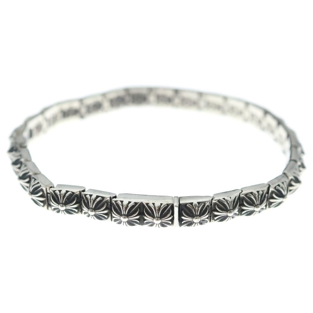 CHROME HEARTS(クロムハーツ) PYRAMID PLS LNK 1/4 BRACELET 29LINK ピラミッドプラスリンク ブレスレット シルバー