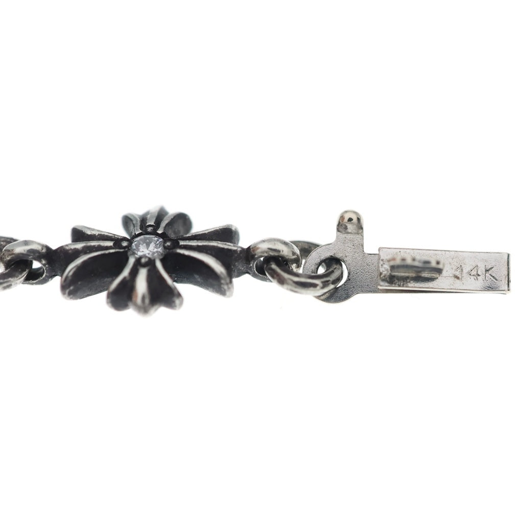 CHROME HEARTS(クロムハーツ) PAVE DIA TINY E CH PLUS タイニーE CHプラス 12LINK シルバー パヴェダイヤ