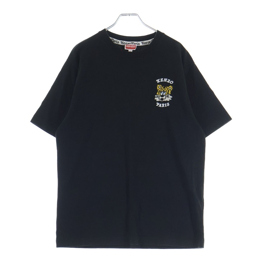 KENZO(ケンゾー) ベルディー マーケット エンブロイダリー 半袖Tシャツ カットソー FF58TS4824SG ブラック