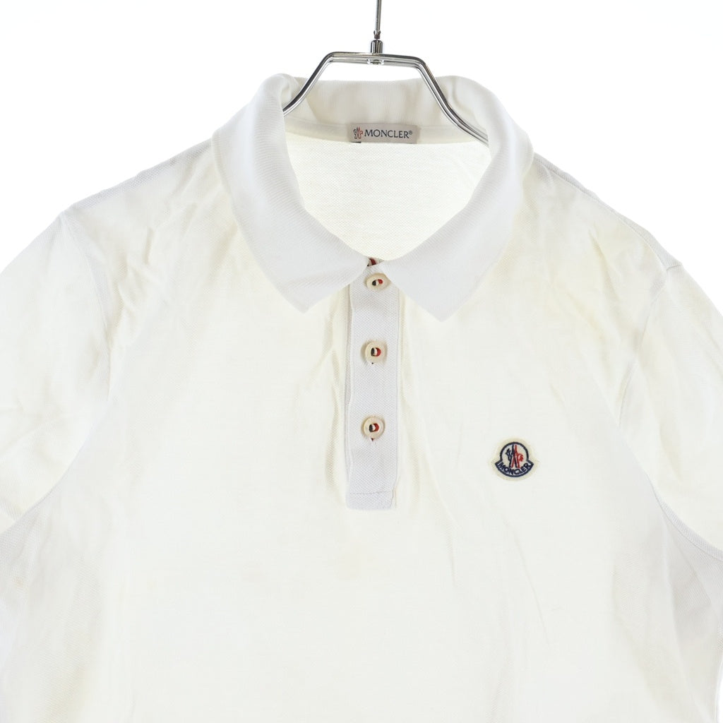 MONCLER(モンクレール) MAGLIA POLO MANICA CORTA C10918340800 ポロシャツ ホワイト