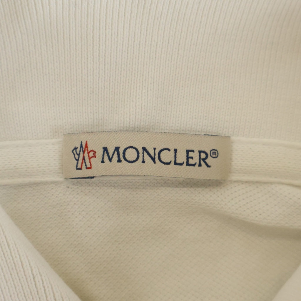 MONCLER(モンクレール) MAGLIA POLO MANICA CORTA C10918340800 ポロシャツ ホワイト