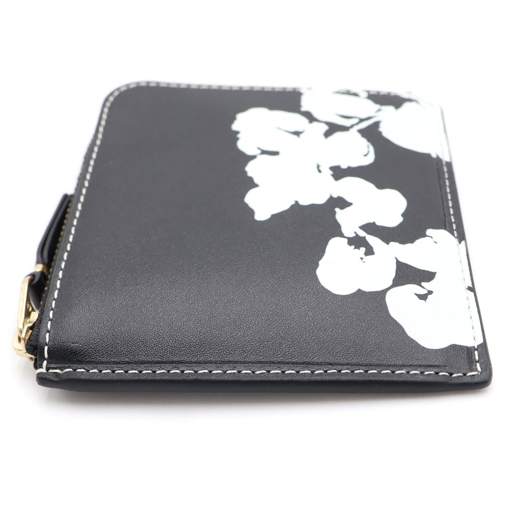 COMME des GARCONS(コムデギャルソン) ×DENIM TEARS WREATH BLACK SA3100CW リーズデザイン コインケース ブラック レディース