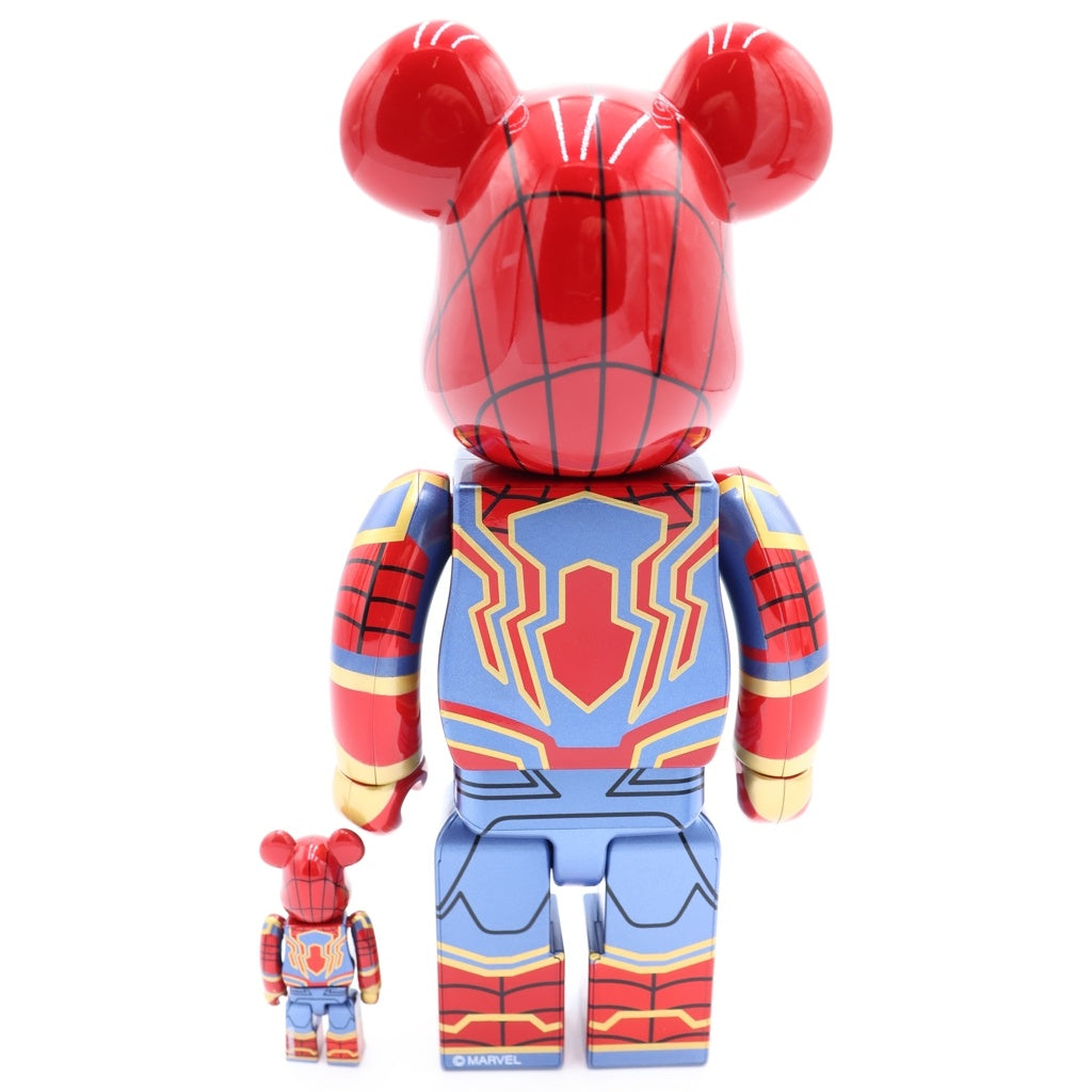 BE@RBRICK(ベアブリック) IRON SPIDER 100%&400% アイアン スパイダーマン メディコムトイ