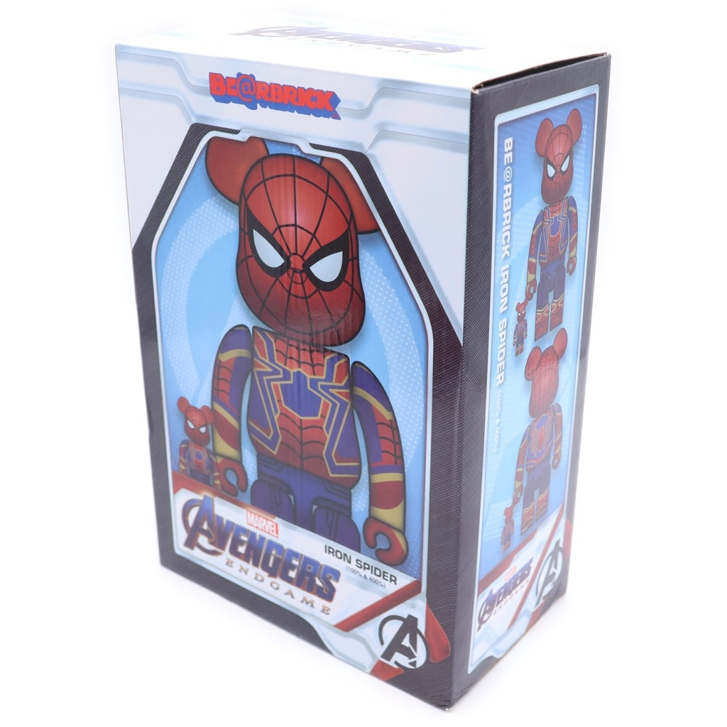 BE@RBRICK(ベアブリック) IRON SPIDER 100%&400% アイアン スパイダーマン メディコムトイ
