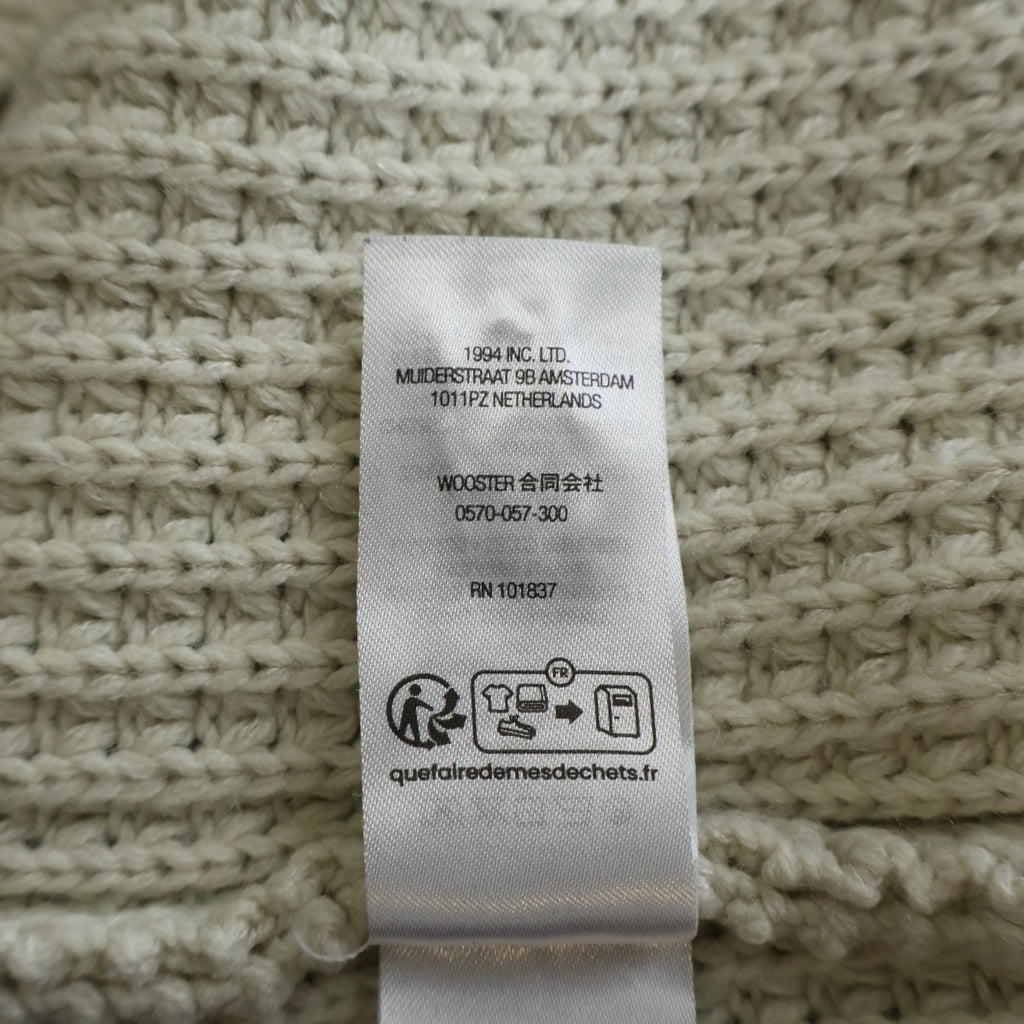 SUPREME(シュプリーム) 24AW Waffle Small Box Sweater ワッフル スモールボックスロゴ スウェット トレーナー ベージュ