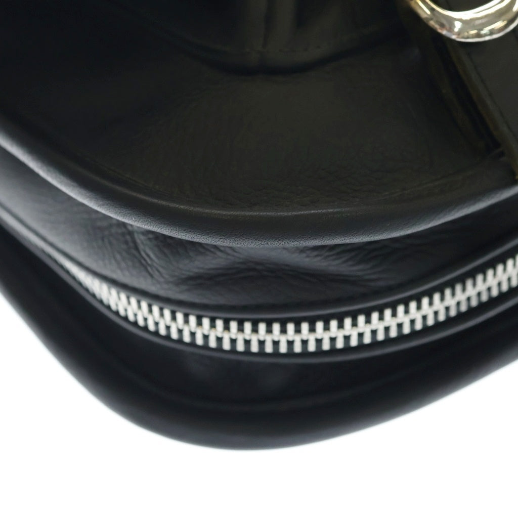 CHROME HEARTS(クロムハーツ) SHOULDER BAG-SM ガンスリンガーストラップレザーショルダーバッグ ブラック