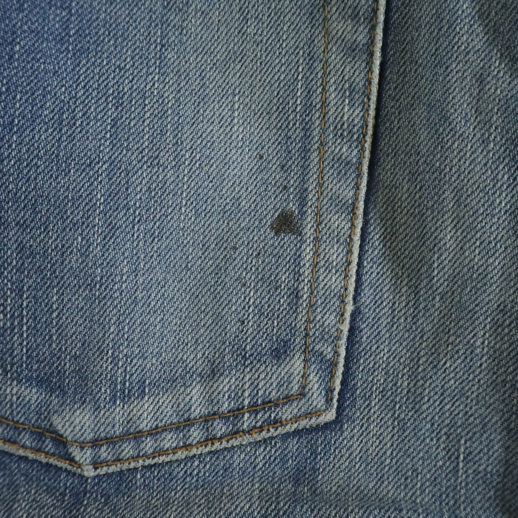 SAINT LAURENT PARIS(サンローランパリ) 20AW ユーズド加工 ボタンフライ デニムパンツ インディゴ D23 M/ST-HW W30 625675
