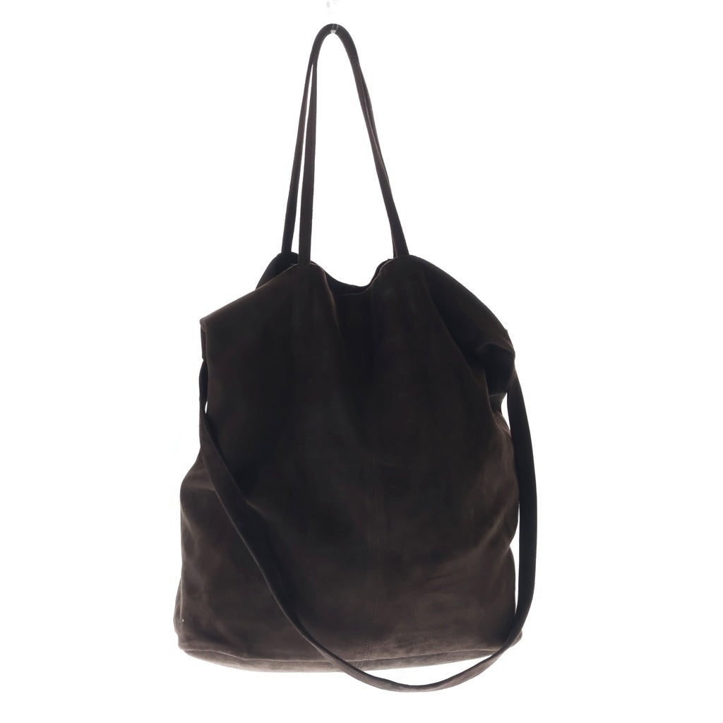 Morphee(モルフェ) 3WAY LARGE TOTE SUEDE トートバッグ スエード生地 ブラウン