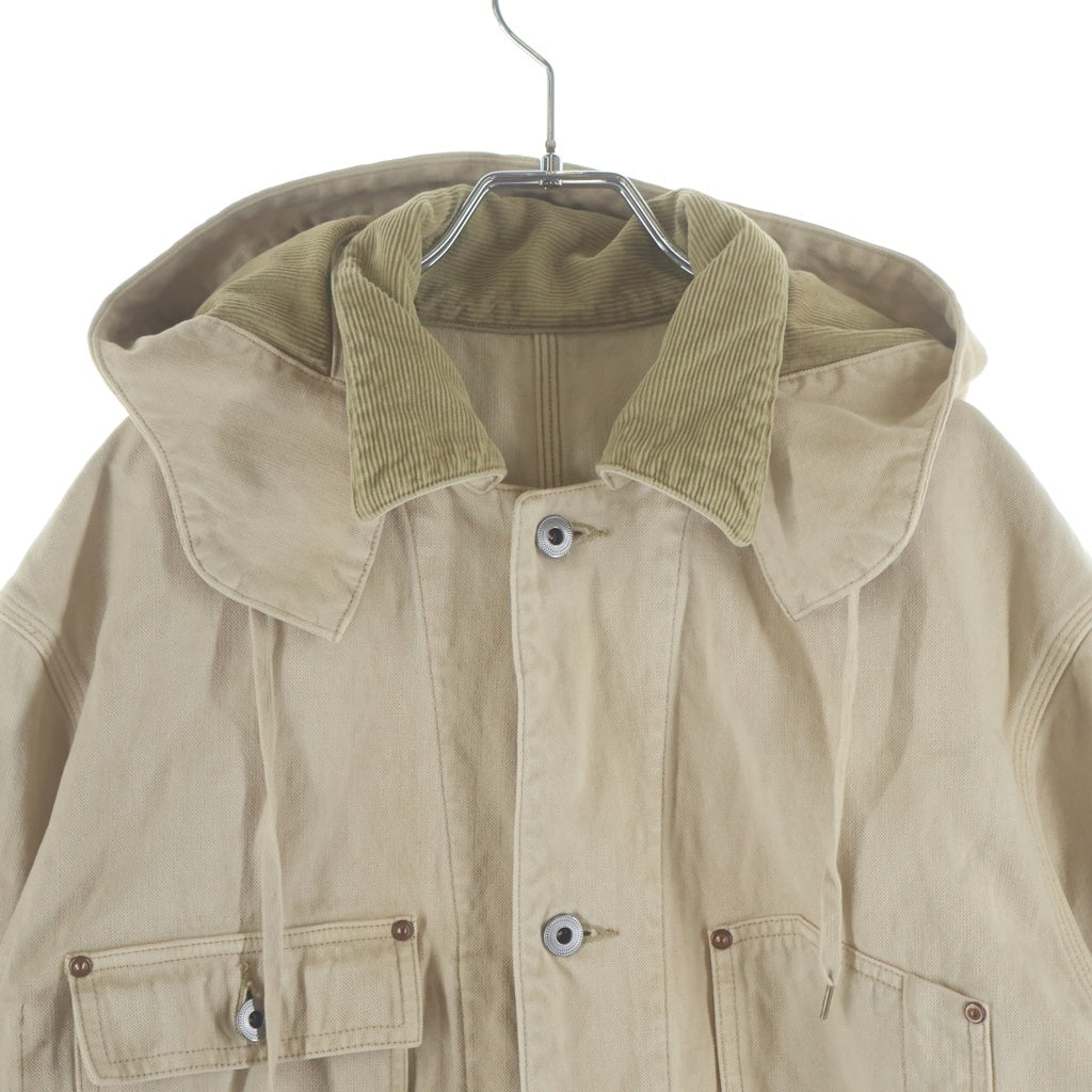 A.PRESSE(アプレッセ) 26SS Vintage Silk Hemp Coverall Jacket 26SAP-01-17 ヴィンテージ加工 カバーオール ジャケット ベージュ